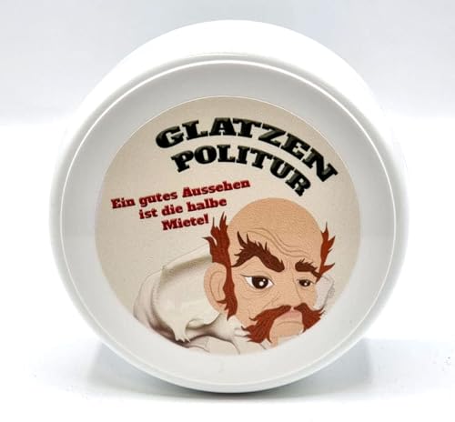 J & G Die Glatzenpolitur/Witziges Spassgeschenk für den Mann und Frau mit Glatze Aprilscherz Prank Lustig 200 ml J & G Die Glatzenpolitur/Witziges Spassgeschenk für den Mann und Frau mit Glatze Aprilscherz Prank Lustig 200 ml von Generisch