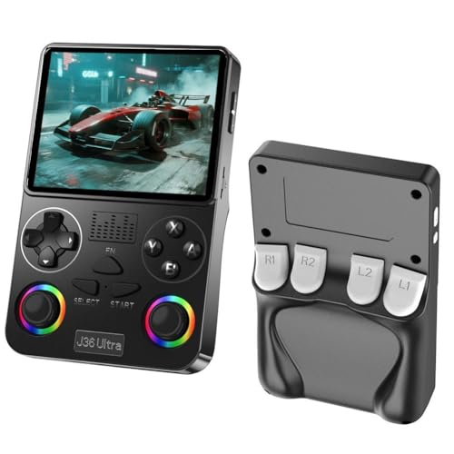 J36 Retro-Handheld-Spielekonsole, 8,9 cm (3,5 Zoll), Videospieler, 5G-Simulator, globales WLAN-Netzwerk, 20+ von Generisch