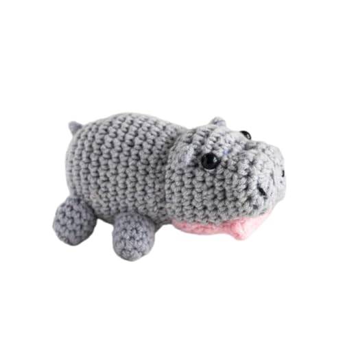 J8Y6 Nilpferd, Häkelgeschenk, niedliches Zimmer-Ornament, Puppenzubehör, Schreibtisch, Kinder, Geschenke, Dekorationen, 1/2 Stück J8Y6 Nilpferd, Häkelgeschenk, niedliches Zimmer-Ornament, Puppenzubehör, Schreibtisch, Kinder, Geschenke, Dekorationen, 1/2 Stück von Generisch