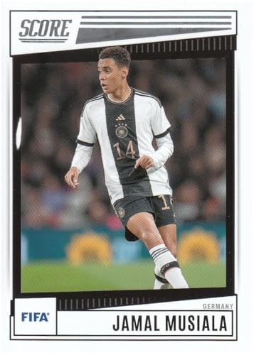 Jamal Musiala, 19 Jahre jung, Antritt zur Fussball-Weltmeisterschaft 2022 mit bereits 15 Länderspielen Fußball Score Sammelkarte No. 84 Jamal Musiala, 19 Jahre jung, Antritt zur Fussball-Weltmeisterschaft 2022 mit bereits 15 Länderspielen Fußball Score Sammelkarte No. 84 von Generisch