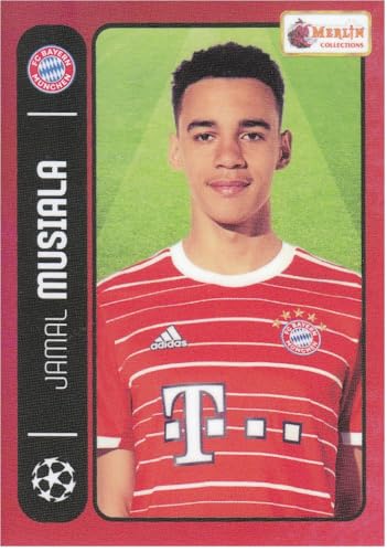 Jamal Musiala Youngster Bayern, Topps Merlin Heritage 98 Fußball Sammelkarte 016 Jamal Musiala Youngster Bayern, Topps Merlin Heritage 98 Fußball Sammelkarte 016 von Generisch