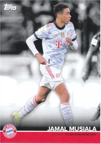Jamal Musiala Youngster Bayern Saison 2019/20 Topps Fan-Set Fußball Sammelkarte BCM-JM von Generisch