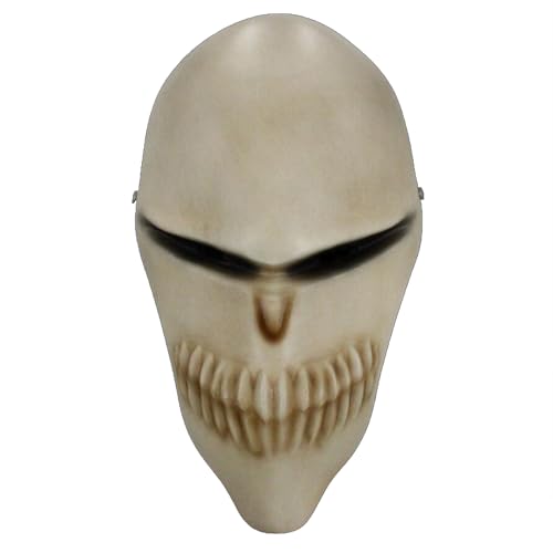Japanische Anime-Totenkopf-Cosplay-Maske, Harz, Halloween, Tanzparty, Kostüm, Maske, Requisiten (weiß) von Generisch