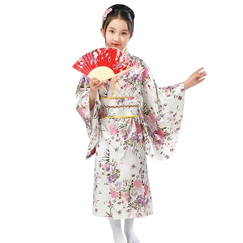 Japanische Kimono Kinder,Satin Kimono Morgenmantel Mädchen,Japanisch Kinder Performance Kostüm,Yukata Japanische Kleidung,Festliche Robe,Für Party Cosplay Geburtstag Halloween Karneval Japanische Kimono Kinder,Satin Kimono Morgenmantel Mädchen,Japanisch Kinder Performance Kostüm,Yukata Japanische Kleidung,Festliche Robe,Für Party Cosplay Geburtstag Halloween Karneval von Generisch