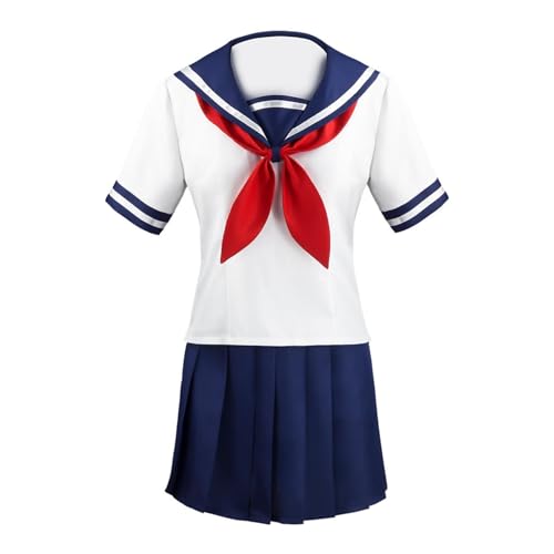 Japanisches Schuluniform-Kostüm – Japanisches Schuluniform-Kostüm | Japanisches High School-Kostüm | JK Cosplay Kostüm für Mädchen | japanische Schuluniform mit Faltenrock | Klassenkleid Japanisches Schuluniform-Kostüm – Japanisches Schuluniform-Kostüm | Japanisches High School-Kostüm | JK Cosplay Kostüm für Mädchen | japanische Schuluniform mit Faltenrock | Klassenkleid von Generisch