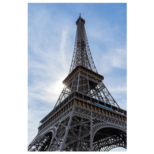 Jigsaw Puzzle 1000 Teile für Erwachsene-Pariser Turm-Farbenfrohes Legespiel, Pädagogisches Spiel Herausforderung Spielzeug, Impossible Geschicklichkeitsspiel für die Ganze Familie von Generisch