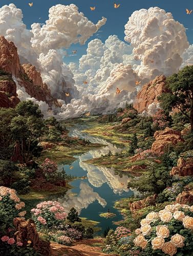 Jigsaw Puzzle 500 Teile, Sonnenuntergang, Klassische Puzzles, Pädagogisches Spiel Herausforderung Spielzeug, Puzzlespiele für Die Ganze Familie(500PCS) von Generisch