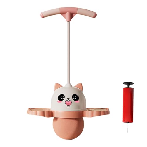 Jumping Ball Toy For Kids - Bounce Stick Toy, Jump Ball With Handle | Panda Hopping Ball With Air Pump, Balance Bouncing Toy For Indoor Outdoor Play, Jumping Exercise Game For Boys Girls Fun Activity von Generisch