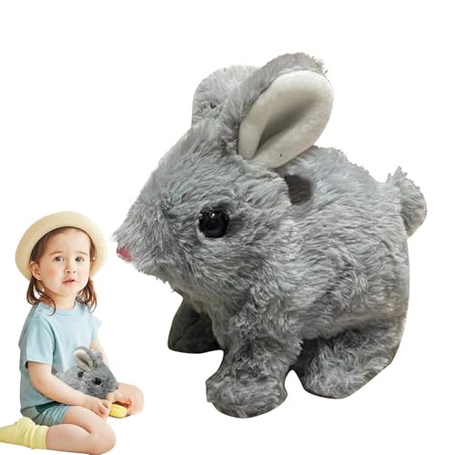 Jumping Bunny Toy, Jumping Rabbit,Ausgestopfter mit Springen und Klängen | Elektrisches Haustier, interaktives Tier, lustiges Begleit Haustier für Kinder Jumping Bunny Toy, Jumping Rabbit,Ausgestopfter mit Springen und Klängen | Elektrisches Haustier, interaktives Tier, lustiges Begleit Haustier für Kinder von Generisch