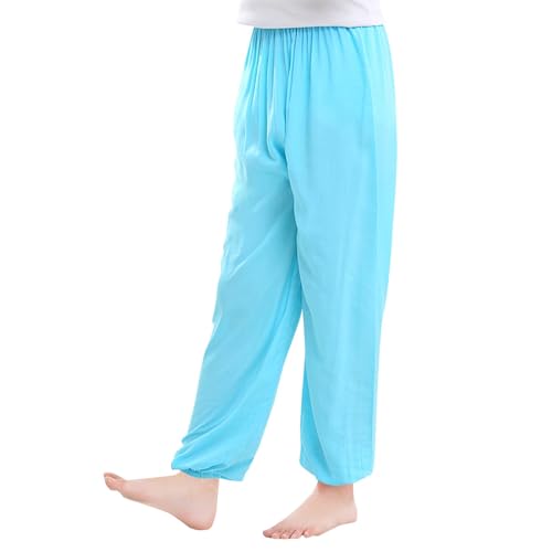 Jungen-Hose, Mädchen, Kung-Fu-Sommer-Bündchen, Knöchel, Jogginghose, Harem, Baggy, elastische Taille, Fußball-Trainingshose, legere Kleidung, Kampfsport, lässig, Streetwear Jungen-Hose, Mädchen, Kung-Fu-Sommer-Bündchen, Knöchel, Jogginghose, Harem, Baggy, elastische Taille, Fußball-Trainingshose, legere Kleidung, Kampfsport, lässig, Streetwear von Generisch