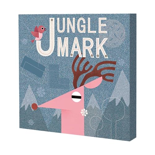 Jungle Animal Rätsel für Kinder, Kinderspiele,Farbpassungsbrett | Kinder Unterhaltung Gehirn Teaser Spielzeug für kleine Mädchen von Generisch