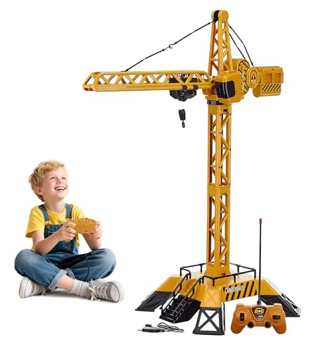 Kabelloser ferngesteuerter Turmkran 72 cm Ferngesteuerte Baustelle Last Heben 360 Grad Drehung Bewegung Arm Baumaschine Crane Spielzeug Kran Multifunktions Bau RC Kabelloser ferngesteuerter Turmkran 72 cm Ferngesteuerte Baustelle Last Heben 360 Grad Drehung Bewegung Arm Baumaschine Crane Spielzeug Kran Multifunktions Bau RC von Generisch