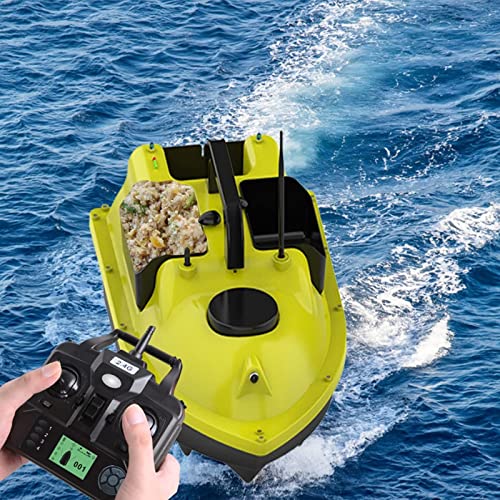 Kabelloses Karpfenangeln Köderboot mit Fernbedienung, Fischfinder, Köderlicht, Auto-Pilot und automatischer Köderfreigabe für effizientes Angeln von Generisch