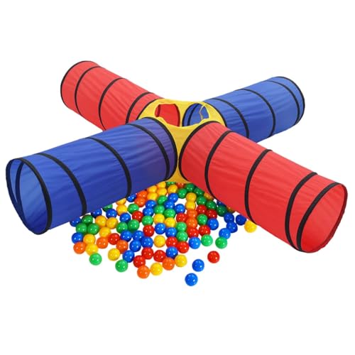 Kangmusi Spieltunnel mit 250 Bällen Mehrfarbig, Mehrfarbig 3107709 von Generisch