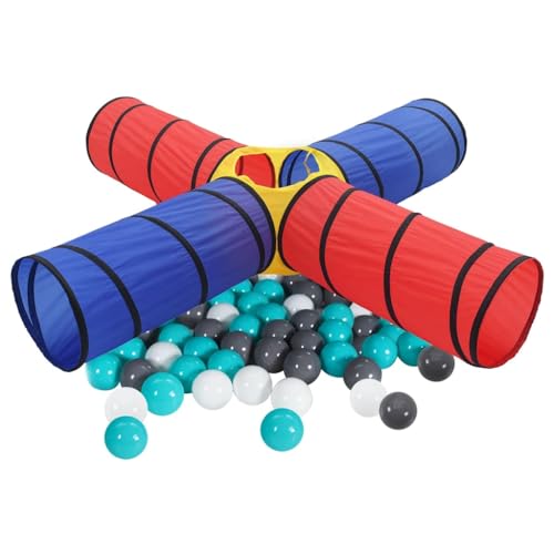 Kangmusi Spieltunnel mit 250 Bällen Mehrfarbig, Mehrfarbig 3107710 von Generisch