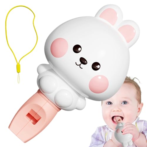 Kaninchen -Rauschhersteller Mit Lanyard - Hasenformpfeif Mit Lanyard | Fun Noise Maker Für Und Mädchen, Kreatives Musikinstrument, Sicher Für Das Spielen, Perfekt Für Partys, Outdoor -Aktivität von Generisch