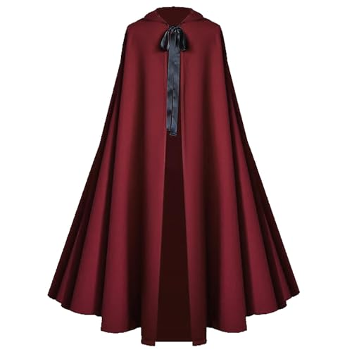 Kapuzenumhang Halloween Erwachsene Krawatte vorne Cartoon Schal Festival Party Robe Bühnenaufführung Umhang Gothic Mittelalter Kleidung Kapuzenumhang Halloween Erwachsene Krawatte vorne Cartoon Schal Festival Party Robe Bühnenaufführung Umhang Gothic Mittelalter Kleidung von Generisch