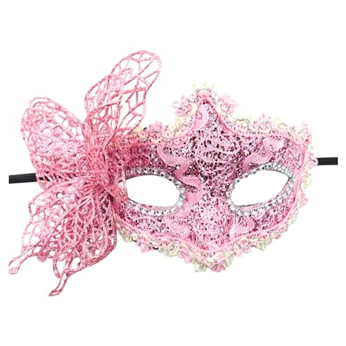 Karneval Dekorationen Venezianische Masken Sprühfarbe Prinzessin Maske Karneval Ball Damen Augenklappe Maske Verführerisches Für Maskerade Karneval Halloween von Generisch