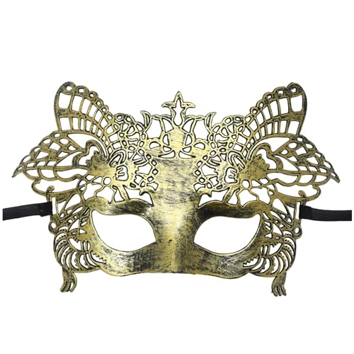 Karnevals-Zubehör, Maskerade-Maske, halbes Gesicht, venezianische Retro-Masken, Vintage-Maske für Nachtclubs, Abschlussbälle, Shows, Kostüm-Dekorationen, Feitival Supplies Karnevals-Zubehör, Maskerade-Maske, halbes Gesicht, venezianische Retro-Masken, Vintage-Maske für Nachtclubs, Abschlussbälle, Shows, Kostüm-Dekorationen, Feitival Supplies von Generisch