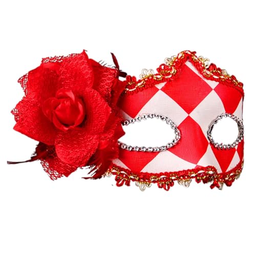 Karnevalsmaske, gefälschte Blume, venezianische Masken für Maskenball, Partyzubehör, Kostüme, Karnevalsmaske, Kostüm, Karneval, Outfit für Damen, Maskerade, Partymaske, Mardi Gra Maske Karnevalsmaske, gefälschte Blume, venezianische Masken für Maskenball, Partyzubehör, Kostüme, Karnevalsmaske, Kostüm, Karneval, Outfit für Damen, Maskerade, Partymaske, Mardi Gra Maske von Generisch