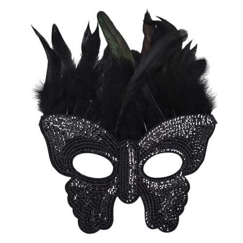 Karnevalsmaske Dekorationen Federn Pailletten venezianische Party Zubehör Ball Karneval Maskerade Maske Outfit Masken Stirnbänder Maske Kostüm 2025 Gras Maskerade Maske Kopfbedeckung Ballmaske Karnevalsmaske Dekorationen Federn Pailletten venezianische Party Zubehör Ball Karneval Maskerade Maske Outfit Masken Stirnbänder Maske Kostüm 2025 Gras Maskerade Maske Kopfbedeckung Ballmaske von Generisch