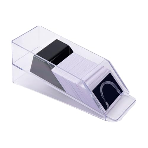 Kartenschuh - 6 Deck spielen Spender, langlebiger wiederverwendbarer Händler für Karten, -Tischprops, Familienspiele | Nützlicher Accessoire Poker, Blackjack, Brettspiele, Partyabende, Clubunte Kartenschuh - 6 Deck spielen Spender, langlebiger wiederverwendbarer Händler für Karten, -Tischprops, Familienspiele | Nützlicher Accessoire Poker, Blackjack, Brettspiele, Partyabende, Clubunte von Generisch