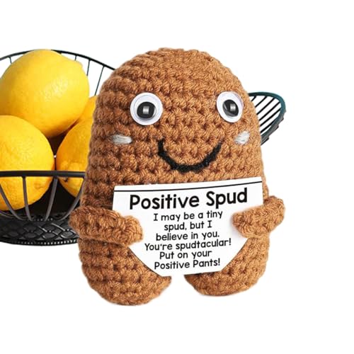Kartoffelmuster Ständer, Niedliche Inspirierende Kartoffel Häkeln Puppe Mit Papier, Desktop Handwerk Lustige Gestrickte Home Decoration Für Bett Kartoffelmuster Ständer, Niedliche Inspirierende Kartoffel Häkeln Puppe Mit Papier, Desktop Handwerk Lustige Gestrickte Home Decoration Für Bett von Generisch