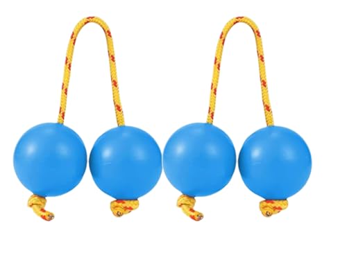 Kashaka Aslatua Shaker, 2 Packungen Aslatuas Rhythmische Kugel Musik Eier-Shaker Double Gourd Percussion Shaker Instrument für Kinder Erwachsene Hochzeit Party Musikunterricht (bleu) von Generisch