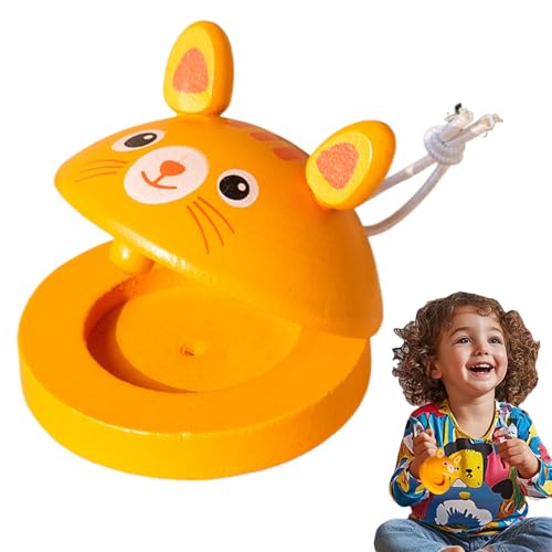 Kastagnetten für Kinder,Fingerkastagnetten aus Holz-Handpercussion-Kastagnetten mit Tiermuster und Saite | Musikalische Kastagnetten, Perkussionsspielzeug für und Mädchen ab 3 Jahren Kastagnetten für Kinder,Fingerkastagnetten aus Holz-Handpercussion-Kastagnetten mit Tiermuster und Saite | Musikalische Kastagnetten, Perkussionsspielzeug für und Mädchen ab 3 Jahren von Generisch