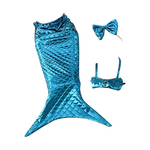 Katze Meerjungfrau Kostüm, Hund Cosplay Kostüm mit Schleife Stirnband und Neckholder Top, Kätzchen Outfit für Welpen und Katzen, kreative lustige Foto Requisiten Katze Meerjungfrau Kostüm, Hund Cosplay Kostüm mit Schleife Stirnband und Neckholder Top, Kätzchen Outfit für Welpen und Katzen, kreative lustige Foto Requisiten von Generisch
