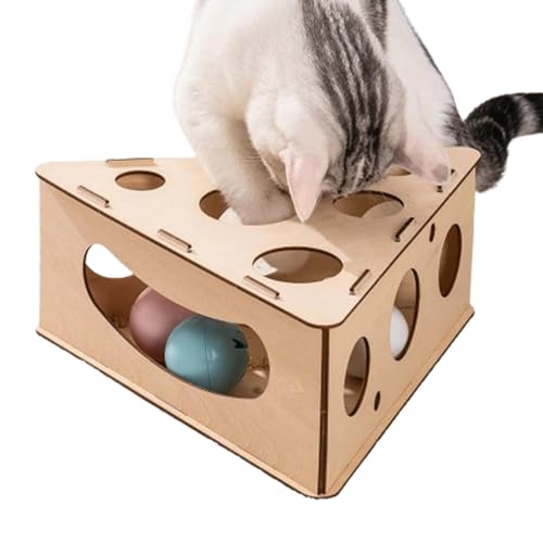 Katzen-Puzzle-Box aus, Katzen-Puzzle-Futterbox - Katzenspielzeug aus für den Innenbereich,Katzen-Leckerli-Puzzle-Box, Leckerli-Labyrinth aus, Katzen-Puzzle-Futterstation, Leckerli-Box f Katzen-Puzzle-Box aus, Katzen-Puzzle-Futterbox - Katzenspielzeug aus für den Innenbereich,Katzen-Leckerli-Puzzle-Box, Leckerli-Labyrinth aus, Katzen-Puzzle-Futterstation, Leckerli-Box f von Generisch