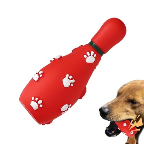 Kauspielzeug Für Hunde - Weihnachts-Design-Kau-Quietschspielzeug Für Hunde - Bissfestes, Interaktives -Trainingsspielzeug, Beißring, Multifunktional, Für Katzen, Haustiere, Welpen, Kätzchen von Generisch