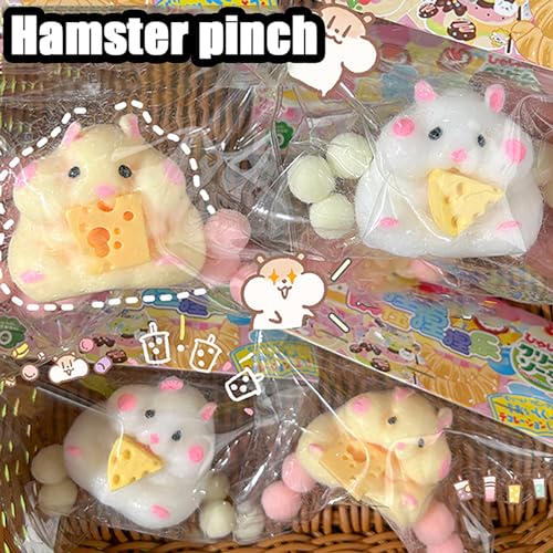 Kawaii Stress Relief Plüschtiere: Japan-gebrachtes Kapsel Spielzeug-Fetthaltige Milch Hamster Puppen von Generisch
