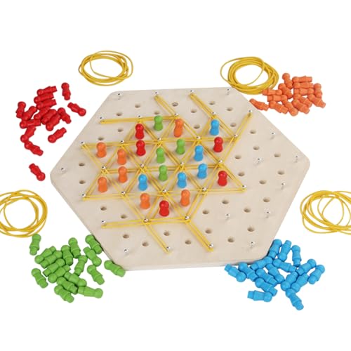 Kettendreieck Schachspiel - Geometrisches Gummi -Band -Strategie -Brettspiel | Triggle Puzzle für Kinder und Erwachsene | Interaktiver Hirnteaser -Desktop -Schach für Familiennächte Kettendreieck Schachspiel - Geometrisches Gummi -Band -Strategie -Brettspiel | Triggle Puzzle für Kinder und Erwachsene | Interaktiver Hirnteaser -Desktop -Schach für Familiennächte von Generisch