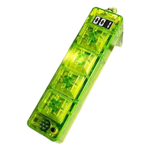 Keyboard Fidget Clicker, Led Calm Down Toy, 5.12x3.15x3.54 Inches Satisfying Keychain, Portable Stress Relief Console, Tactile Sensory Buttons, for Travel Office Classroom Use Keyboard Fidget Clicker, Led Calm Down Toy, 5.12x3.15x3.54 Inches Satisfying Keychain, Portable Stress Relief Console, Tactile Sensory Buttons, for Travel Office Classroom Use von Generisch