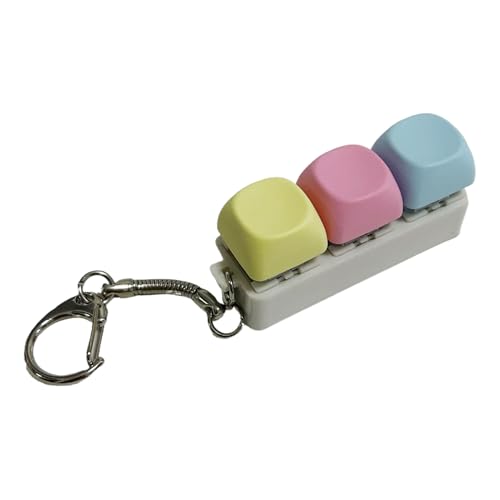 Keyboard Fidget Spielzeug - endes Entspannungsspielzeug - Tragbarer -Anhänger Für Autoschlüssel Zugangskarten Alltag Rucksack Arbeit Lernen Reisen Erwachsene Kinder Zuhause Schule von Generisch