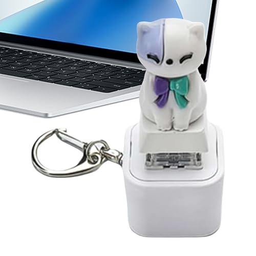 Keyboard -Zappel - 1,18 Zoll Cat Meow Dog Bark Sound Toy für den Familiengebrauch, unterhaltsame Stressablastung mit interaktiver Funktion, kompaktes Gadget für Erwachsene Kinder Reisen Rucksack Schul von Generisch