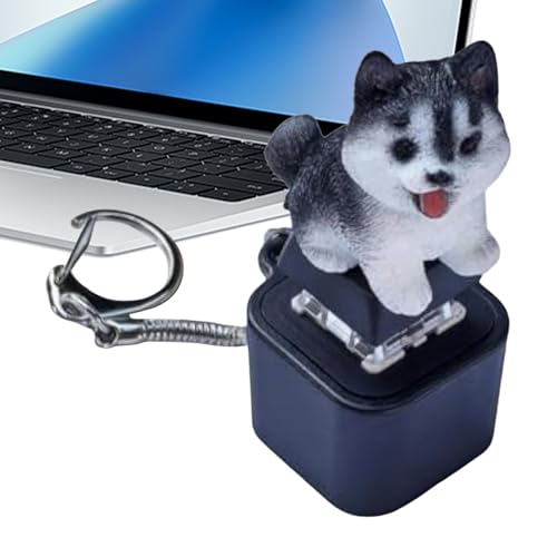 Keyboard -Zappelspielzeug - 2,64 Zoll tragbarer Stressablastung für Sorgen, unterhaltsames Spiel mit LED -Leuchten, Sound -Taste für Heimreise, Büroschreibtisch, Kinder Erwachsene, Rucksack Carry, kom von Generisch