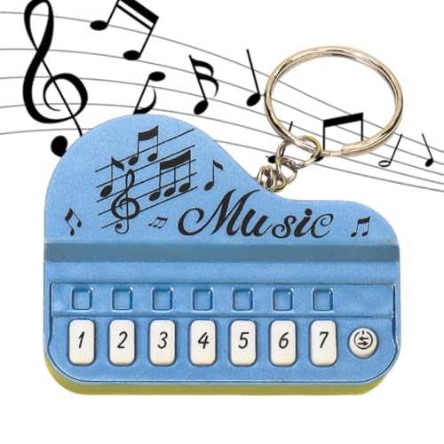 Keychain für Musikpiano – Mini-Tastatur, beleuchtetes Audiospielzeug | Lustiges Lernwerkzeug für Kinder im Alter zwischen 3 und 5 Jahren Play Piano für das Spiel für von Generisch