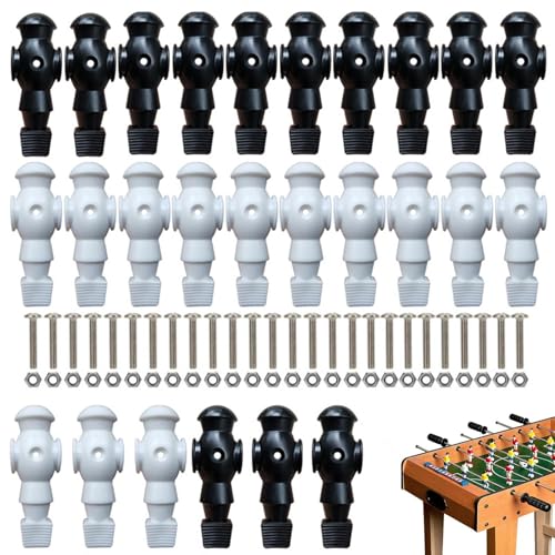 Kickersatz Männer | Kleine Puppenfigur Tischfußball Männer | 26x Kleine Puppenfigur, Kicker-Komponenten Spielfigur für Fußballmaschine Zubehör Kickersatz Männer | Kleine Puppenfigur Tischfußball Männer | 26x Kleine Puppenfigur, Kicker-Komponenten Spielfigur für Fußballmaschine Zubehör von Generisch