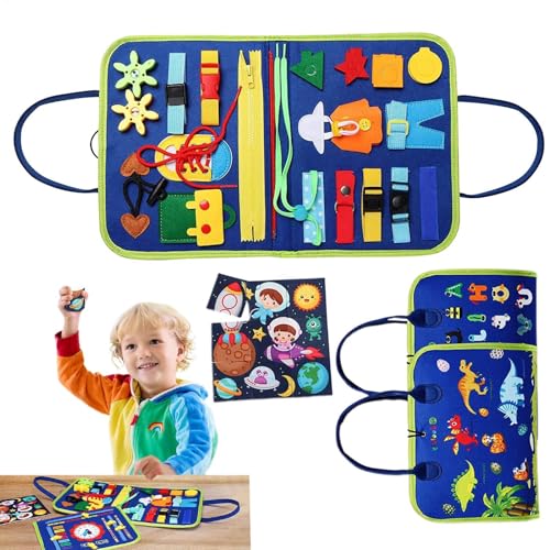 Kids Activity Book, Pädagogik -Lernspielzeug, frühes Lernaktivitätsbuch, einfach zu bedienen, leicht zu tragen schwarz, für Vorschule, Lebenskompetenzen, Früherziehung Gebrauch Kids Activity Book, Pädagogik -Lernspielzeug, frühes Lernaktivitätsbuch, einfach zu bedienen, leicht zu tragen schwarz, für Vorschule, Lebenskompetenzen, Früherziehung Gebrauch von Generisch