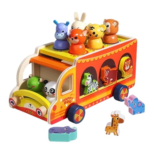 Kids Animal Circus Toys, Shape Matching Game, Preschool Activity Plaything, 10.43x5.51x6.3 inches Bright Colorful Animal Pieces, Compact Safe Design for Toddler, Children and Boys Kids Animal Circus Toys, Shape Matching Game, Preschool Activity Plaything, 10.43x5.51x6.3 inches Bright Colorful Animal Pieces, Compact Safe Design for Toddler, Children and Boys von Generisch