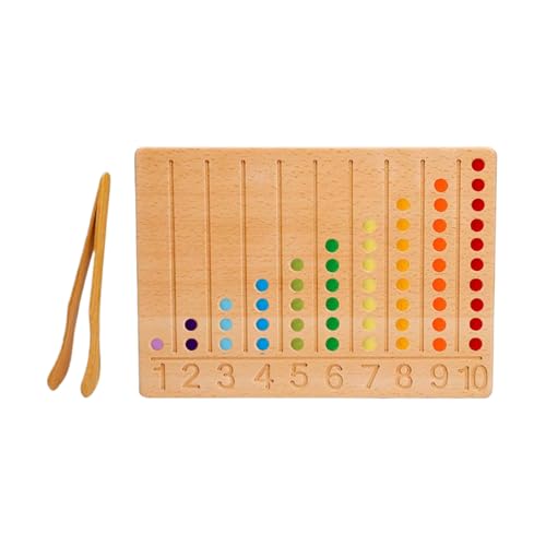 Kids Colorful Counting Toys, Engaging Math Beads Board Game, Wooden Material, Multi-Faceted Development, Fun Counting Games, Creative Preschool Learning Activity for Ages 4 to 6, 27x19.8x0.9cm Kids Colorful Counting Toys, Engaging Math Beads Board Game, Wooden Material, Multi-Faceted Development, Fun Counting Games, Creative Preschool Learning Activity for Ages 4 to 6, 27x19.8x0.9cm von Generisch