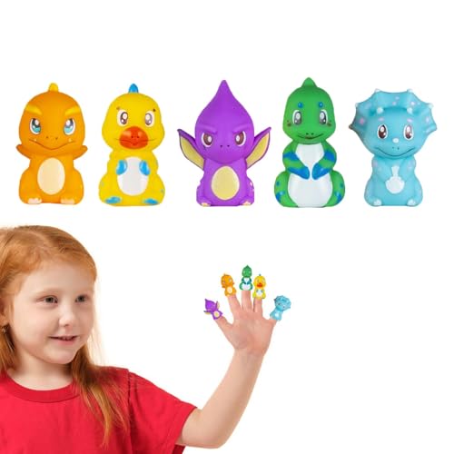 Kids Finger Puppets Halloween, Children’s Cartoon Puppet Set, 5X Fun Characters, Spooky Favors, Creative Goodie Bag Filler, Interactive Halloween Toy for Storytelling and Playtime von Generisch