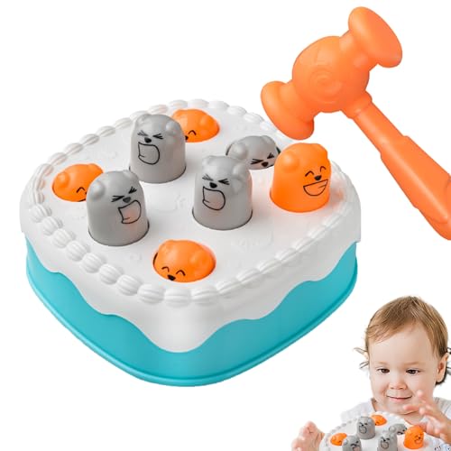 Kids Hammer – Kuchenform Whack-A-Mole Spiel für | Interaktives Vorschulklopfen, Hand-Augen-Koordinationsbauer, Früherziehung für und Mädchen, lustige Geschenkidee für Kinder im Alter von 2–5 Kids Hammer – Kuchenform Whack-A-Mole Spiel für | Interaktives Vorschulklopfen, Hand-Augen-Koordinationsbauer, Früherziehung für und Mädchen, lustige Geschenkidee für Kinder im Alter von 2–5 von Generisch