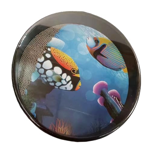 Kids Handheld Sea Drum - sanftes Wellen -Sound -Percussion -Spielzeug, langlebiges Perlenmusikinstrument | Kreative sensorische Aktivitäten für Kleinkindlernen mit Home -Klassenzimmerspiel, komfortabl von Generisch