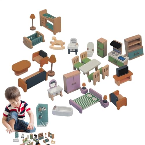 Kids Have Fun Furniture Set, Interactive Toys Decoration Furniture, Interactive Toddler Toy, Pretend Played Furnishings, Playhouse Accessories for Games von Generisch