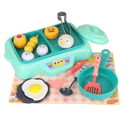 Kids Kitchen Playset, Spielen Essensets für Kids Kitchen,16-köpfiges Kochgeschirrsspielküchenkit tun Play Cooking Toys - Realistischer Nachmittagstee -Spielset, interaktive gebratene Eier für Ostern, Kids Kitchen Playset, Spielen Essensets für Kids Kitchen,16-köpfiges Kochgeschirrsspielküchenkit tun Play Cooking Toys - Realistischer Nachmittagstee -Spielset, interaktive gebratene Eier für Ostern, von Generisch