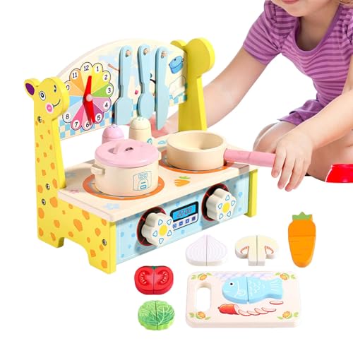 Kids Kitchen Playset, Tat Cooking Toy Set, interaktive Spielküche, realistische Utensilien und Accessoires, 13,5 cm für das Rollenspiel für Kleinkinder und frühes Lernen Kids Kitchen Playset, Tat Cooking Toy Set, interaktive Spielküche, realistische Utensilien und Accessoires, 13,5 cm für das Rollenspiel für Kleinkinder und frühes Lernen von Generisch