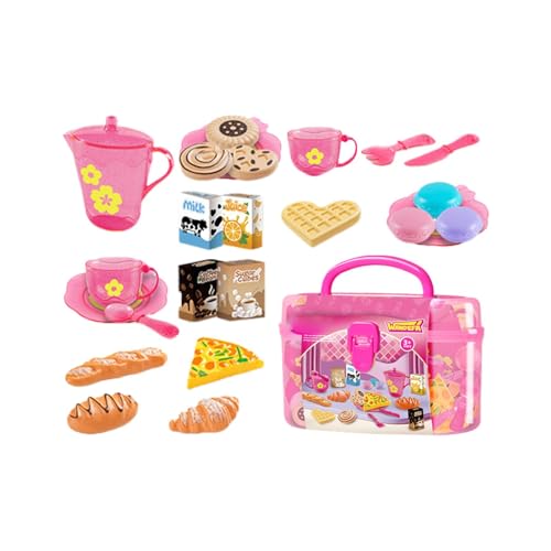 Kids Kitchen Playset, Toddler Kitchen Set Toy Food, Portable Kids Food Playset with Storage Case for Home Fun Activities, Daycare Center, ABS, 19.5x12.5x11.5cm Kids Kitchen Playset, Toddler Kitchen Set Toy Food, Portable Kids Food Playset with Storage Case for Home Fun Activities, Daycare Center, ABS, 19.5x12.5x11.5cm von Generisch